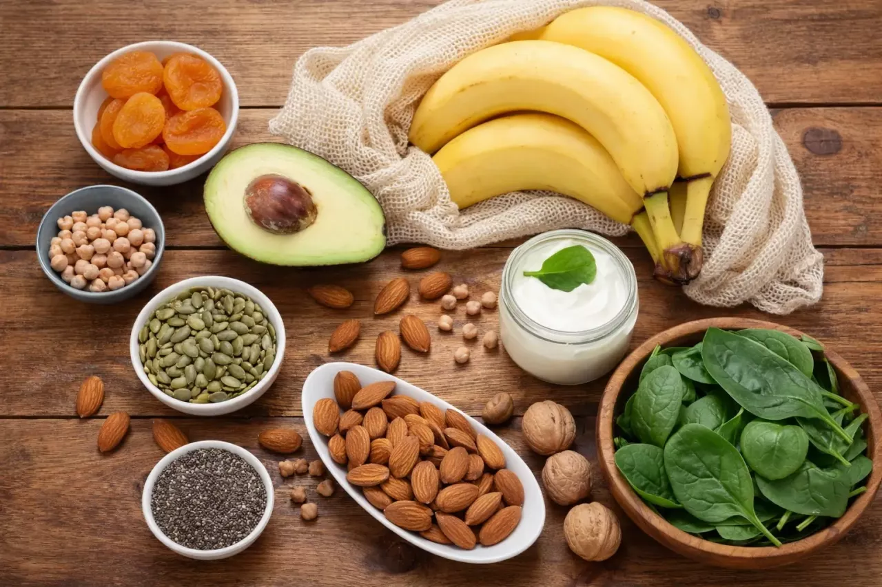 в каких продуктах питания содержится магний