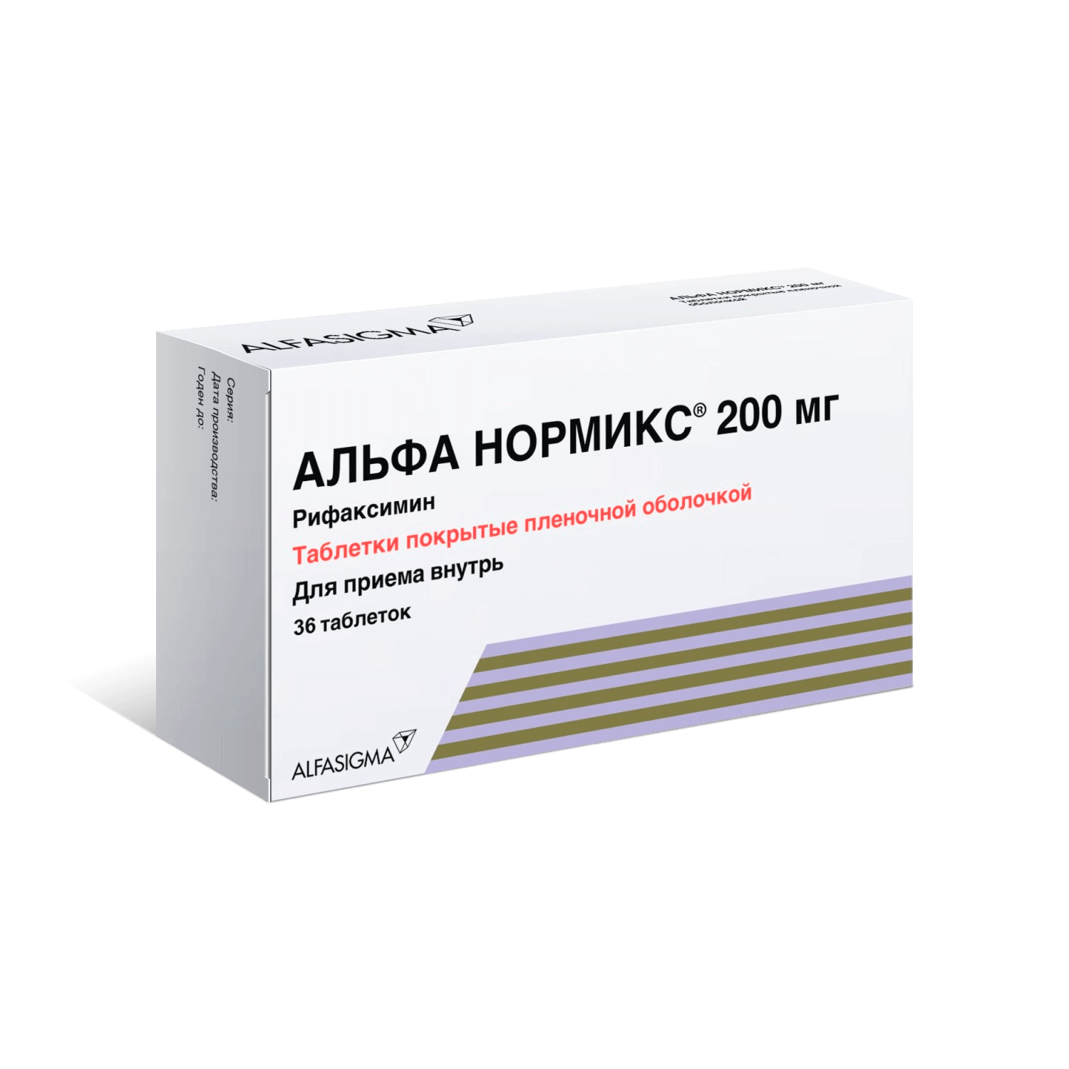 ALFA NORMIKS TAB 200MG N36