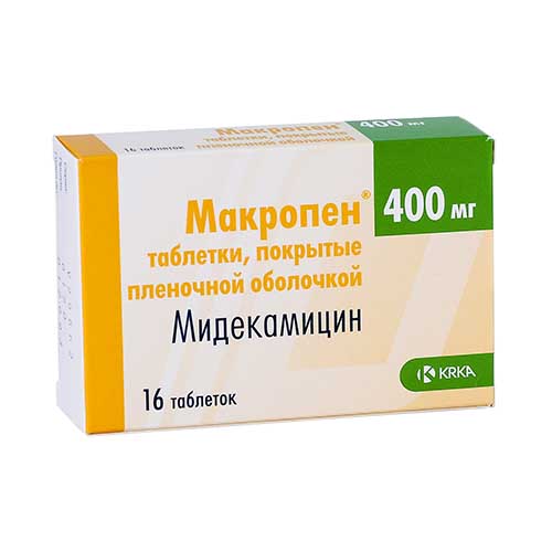 Makropen tab. 400mg №16