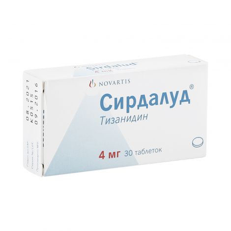 Сирдалуд таб. 4мг №30