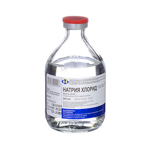 Natriya xlorid TM r-r d/inf. 0,9% 200ml