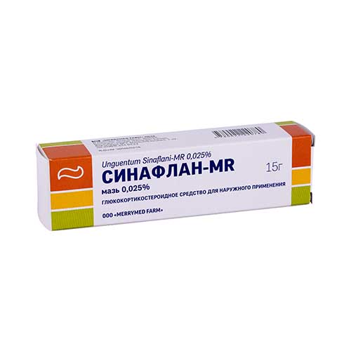 Синафлан MR мазь 0.025% 15г №1