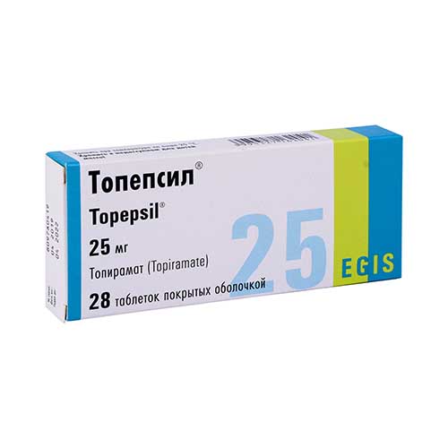 Topepsil tab. 25mg №28