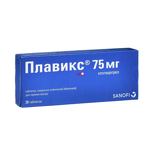 ПЛАВИКС ТАБ 75МГ N28
