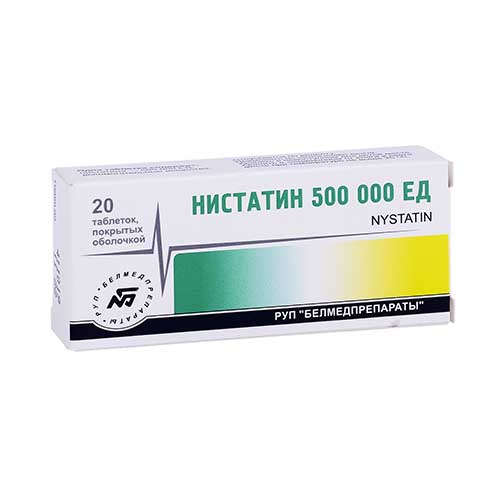 Nistatin tab. 500000ЕD №20