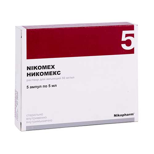 Nikomeks r-r d/in. 50mg/ml 5ml №5