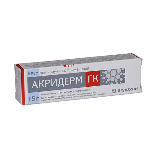 Акридерм ГК крем 15г