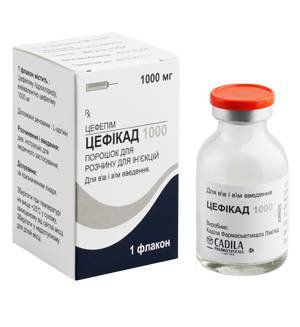 SЕFIKAD, 1000 MG, POR., FLAK. N1