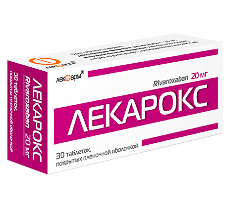 Lekaroks tab. p/o 20mg №30