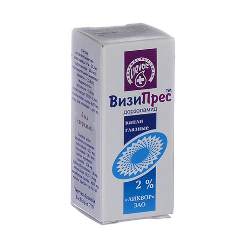 ВизиПрес капли глаз. 2% 5мл  №1
