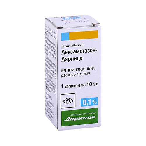 Deksametazon-Darnitsa gl. kapli  r-r 1mg 10ml