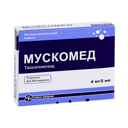 Мускомед р-р д/ин. 4мг/2мл №6