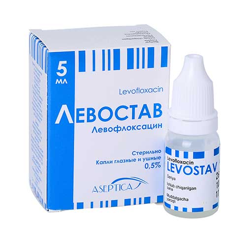 Levostav gl/ush kapli 0,5% 5ml