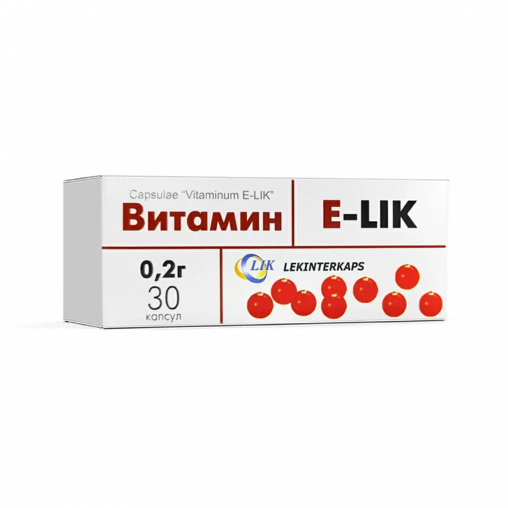Витамин Е-Lik капс. 0.1г №30
