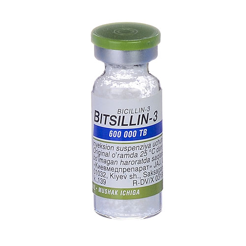 Bitsillin-3 por. d/in. 600000ЕD