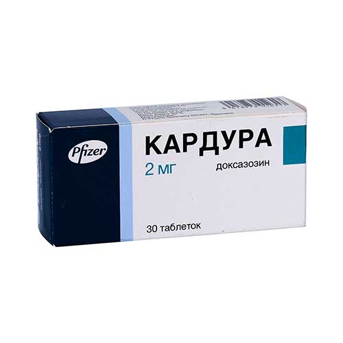 Кардура таб. 2мг №30