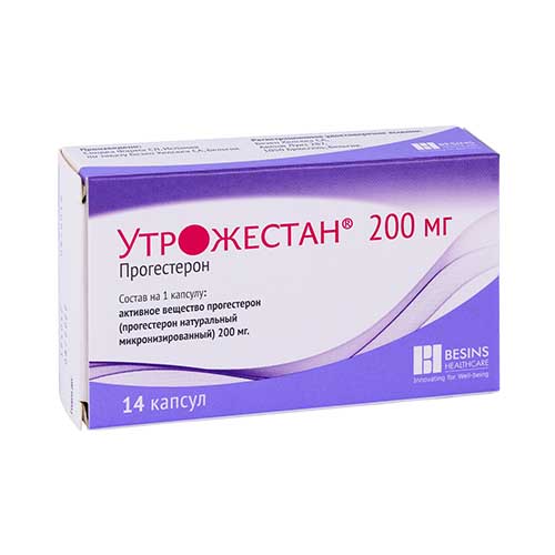 Утрожестан капс. 200мг №14