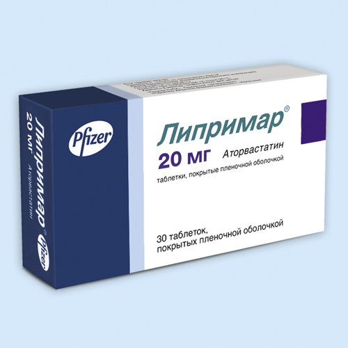 ЛИПРИМАР ТАБ 20МГ N30