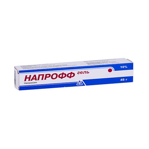 Напрофф гель 10% 45г №1