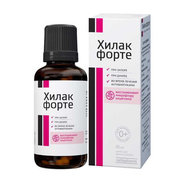 Хилак Форте капли д/пр. внутрь 30мл