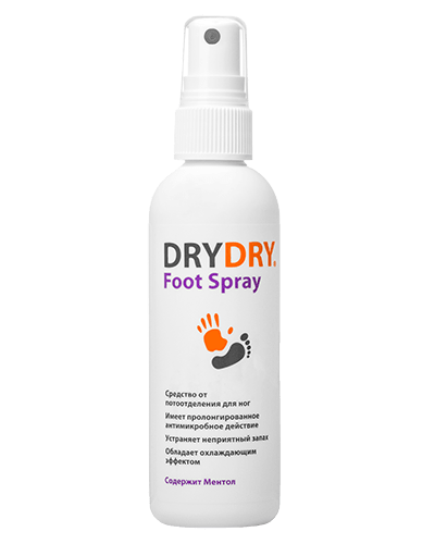 Dry Dry Foot Spray антиперспирант 100мл №1