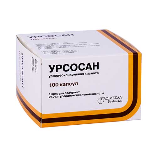 Урсосан капс. 250мг №100