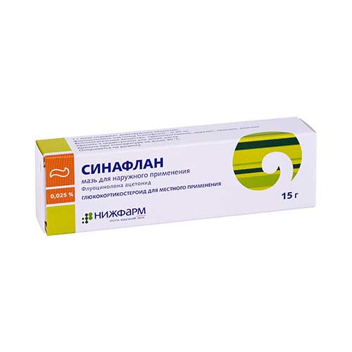 Синафлан мазь 0.025% 15г №1