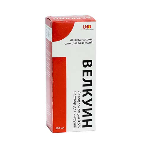Velkuin r-r d/inf 500mg/100ml