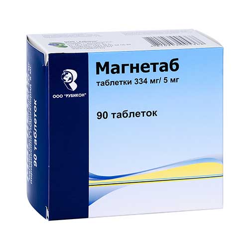 Magnetab tab. 334mg/5mg №90