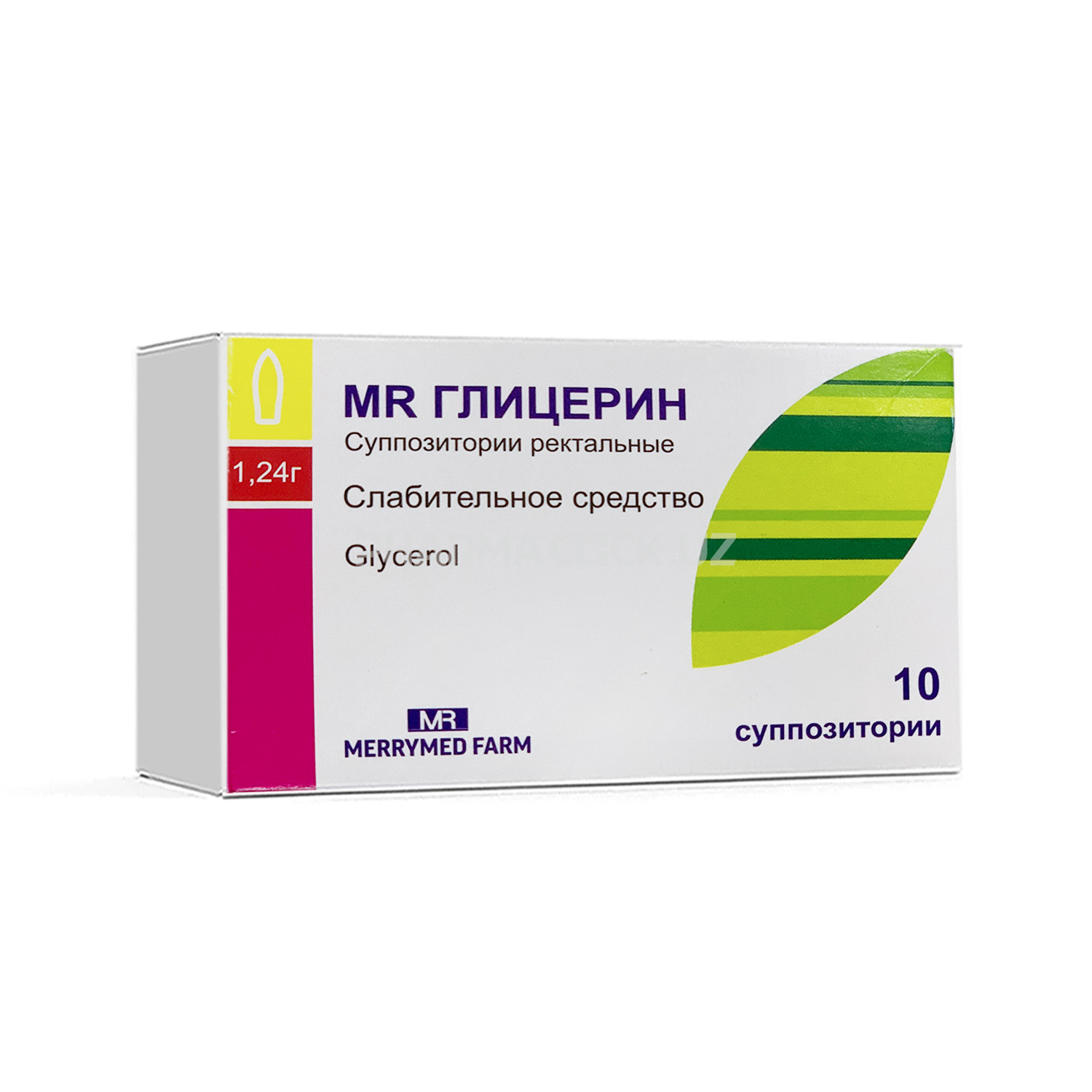 Glitserin MR supp. reket 1,24g №10