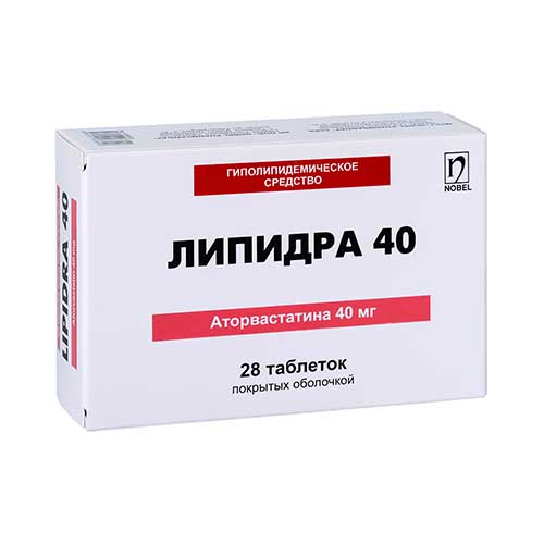 Lipidra-40 tab. №28