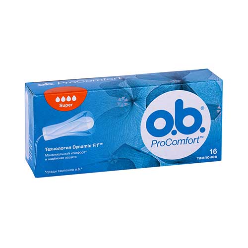 Tamponi gigiyen. o.b. ProComfort Super №16