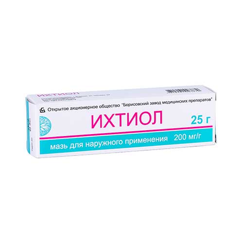 Ихтиол мазь 20% 25г №1