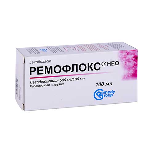 Remofloks Neo r-r d/inf. 500mg/100ml