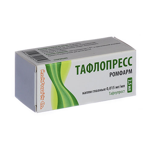 Тафлопресс Ромфарм капли глаз. 0.015мг/мл 2.5мл №1