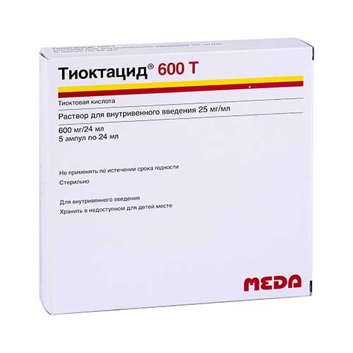 Tioktatsid 600T r-r d/in 25mg/ml 24ml №5