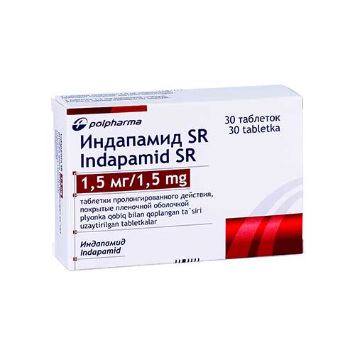 Indapamid SR tab. 1,5mg №30