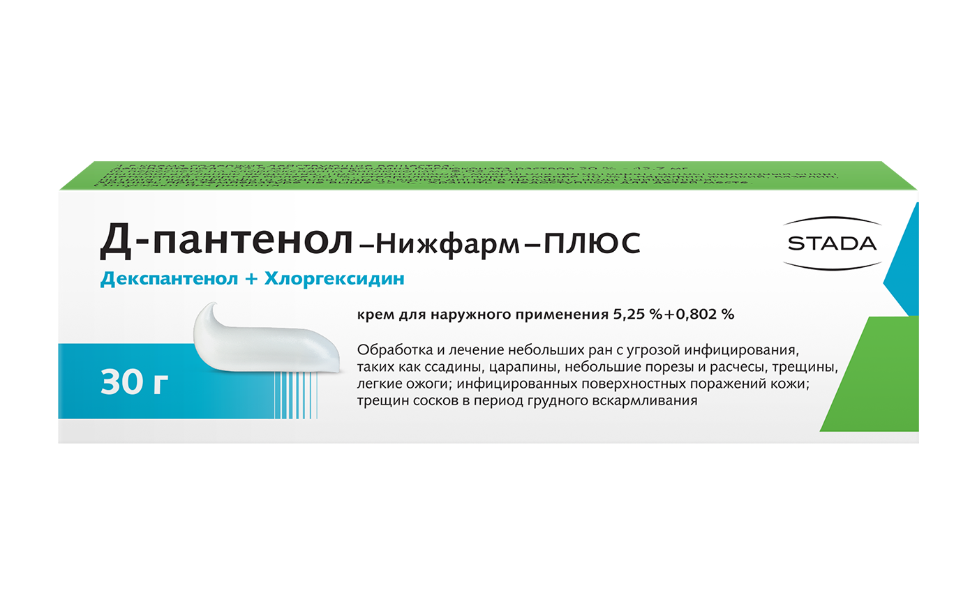 Д-пантенол-Нижфарм-Плюс крем 30г