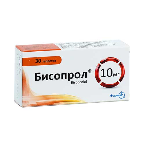 Бисопрол таб. 10мг №30