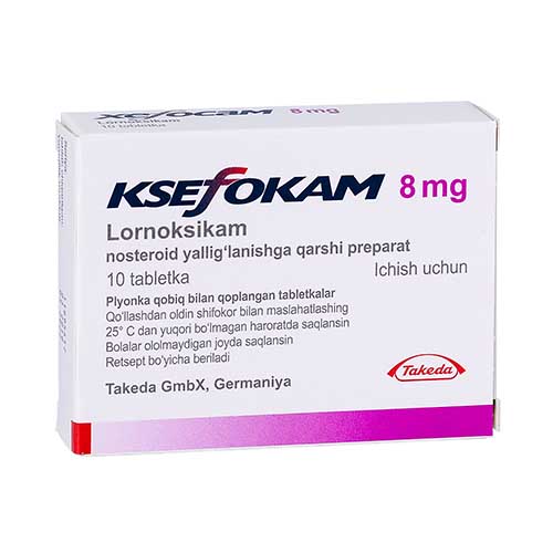 Ksefokam tab. 8mg №10
