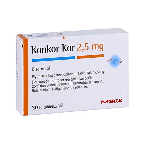 Конкор Кор таб. п/о 2.5мг №30
