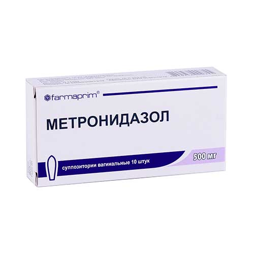 Metronidazol supp vag 500mg №10