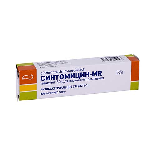 Синтомицин-MR Линимент 5% 25г