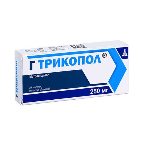 G Trikopol tab. 250mg №20