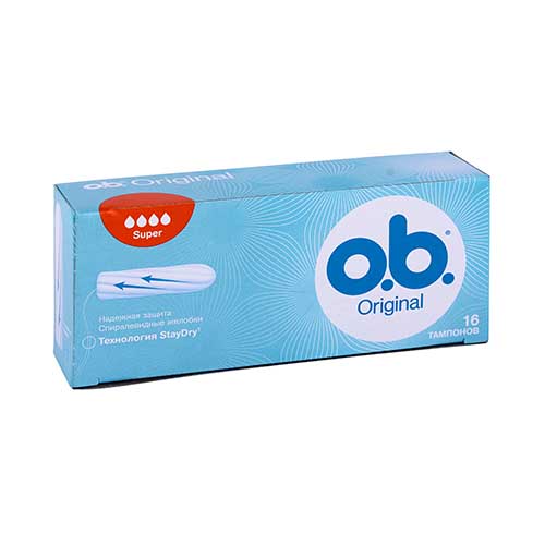Тампоны гигиен. o.b. Original Super №16
