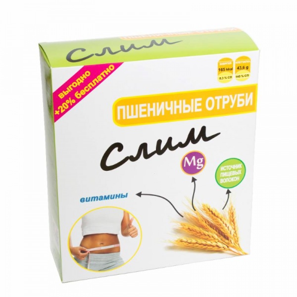 Пшеничные отруби Слим 500г №1