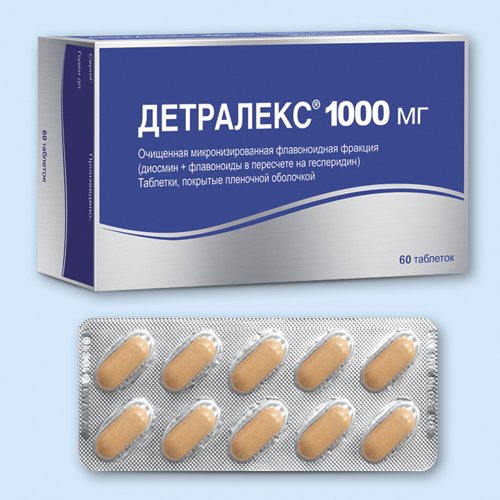 ДЕТРАЛЕКС®, 1000 МГ, ТАБ. N1