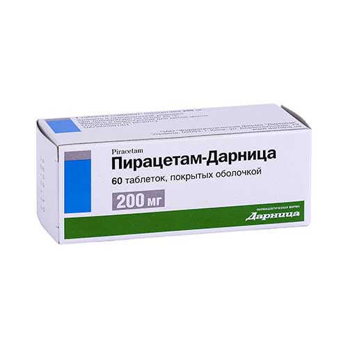 Пирацетам-Дарница таб. 200мг №60