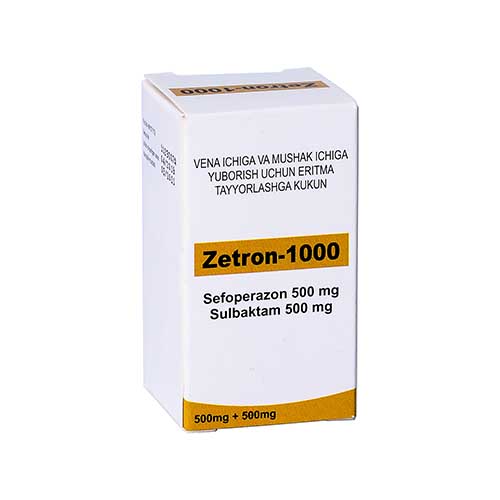 Zetron-1000 por d/in 500mg+500mg №1