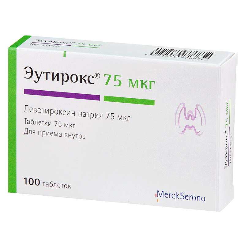 EUTIROKS, 75 MKG, TAB. N100